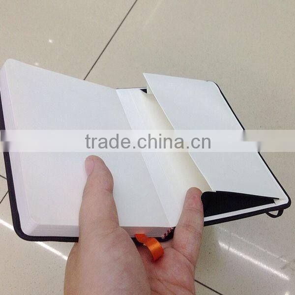A6 size white paper notebook