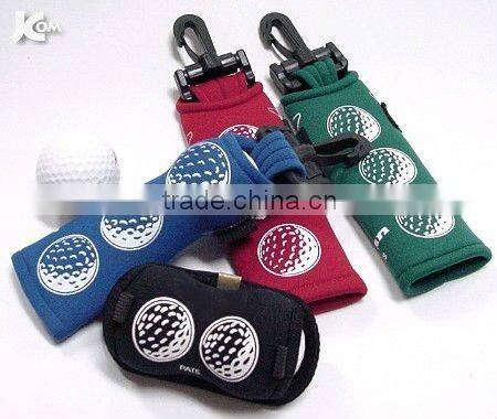 neoprene golf pouch