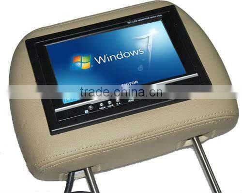 EXW Sell 7INCH Manual Indash Touch Panel With Amplifer Output for Car PC TOUCH SCREEN MONITOR TFT LCD