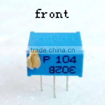 preset Multiturn cermet trimmer precision potentiometers 3296P for volume cntrol