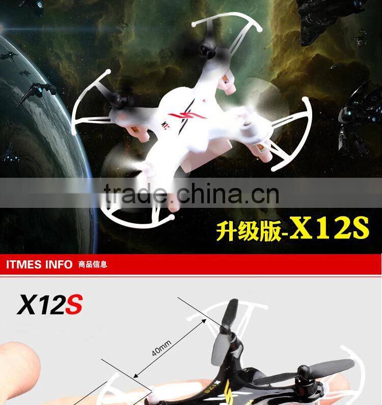 SYMA product X12 mini dron 2.4G 4CH nano quadcopter with frames and lights