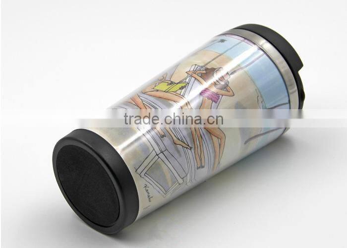 Double wall 16OZ stainless steel mug / travel mug / auto mug