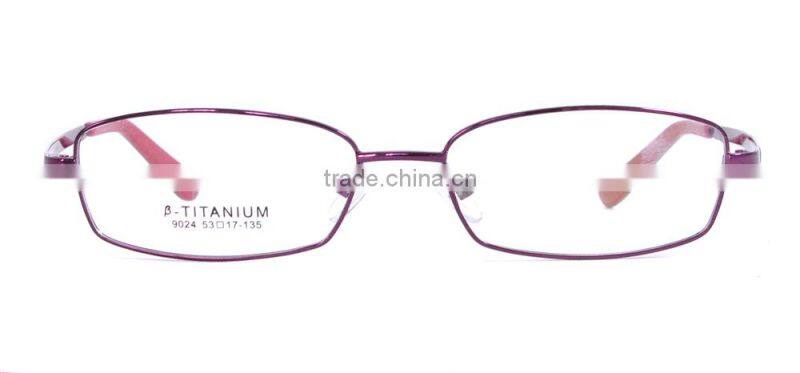 Women memory metal full-rim 2014 new style eye glasses frame japan