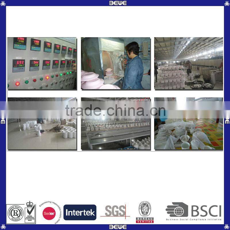 custom white custom made round plate