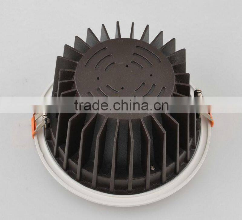 Aluminum Plastic Cover 10w up and down cob led downlight led recessed down light dimmable led downlight mounting holes 95mm