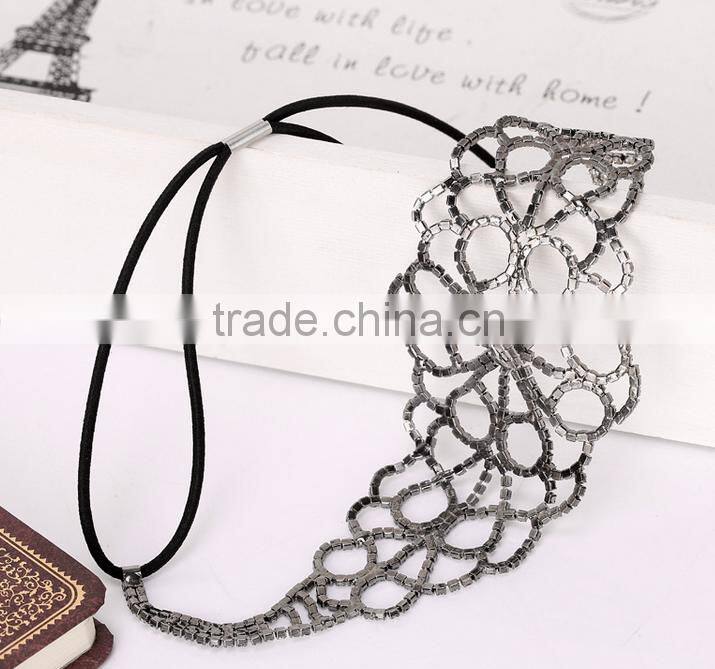 Europe and the United States Bride Luxury Shiny Diamond Crystal Stone Hair Band