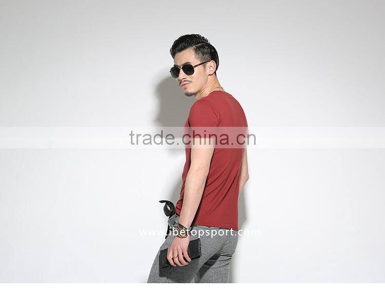 2015 New Model Men's T-shirt Cotton T-shirt with High Quality
