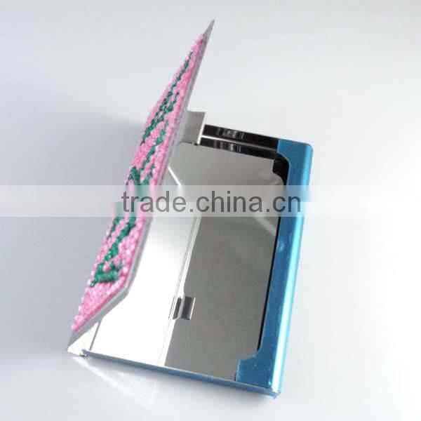 Rhinestone Business Card Holder Case Metal ZETA PHI BETA Business Card Holder Case