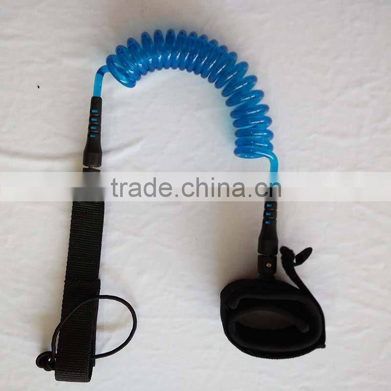 OEM Durable and Economy Straight/Coiled Surfboard Leash With Brass/ Stainless Steel Swivel, Ankle Strap,Cuff, Gard,Leg Rope
