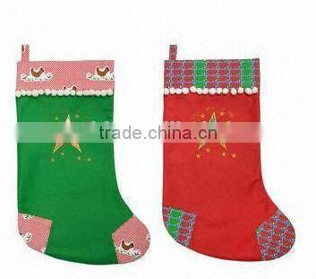 plush christmas socks/Cute christmas decoration socks/cheap christmas socks