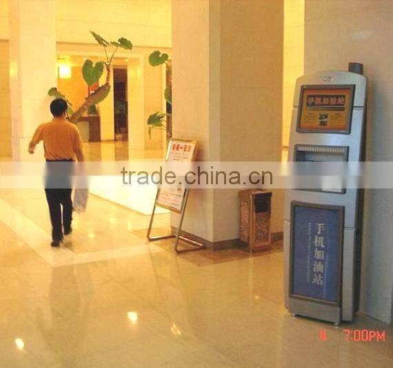 Touch Screen Networking Cellphone Charging Kiosk