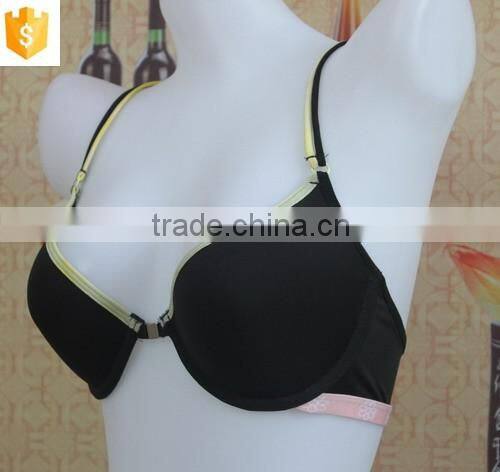 new design front closure bra,push-up women bra ,ladies bra