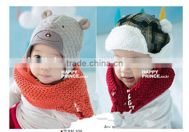 Fashion Candy Color Winter Knitted Kids Scarf