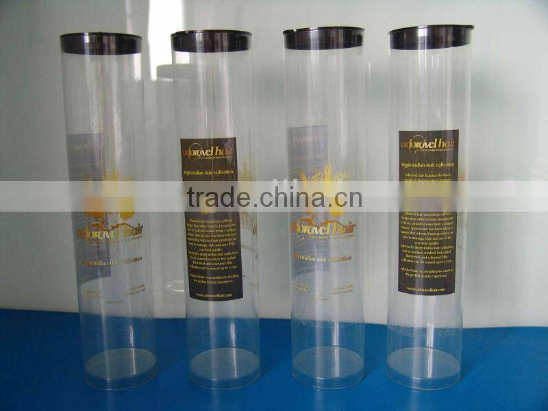 Long hair tube , hair packaging tube, hair extensions packaging tube