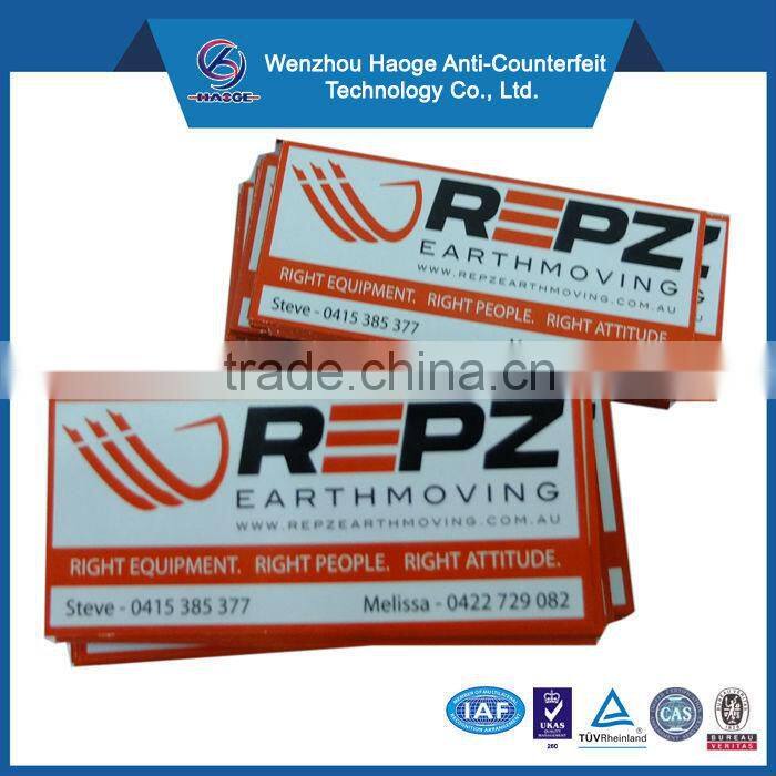 Custom wholesale business card magnet, magnetic advertising business cards,fridge magnet business card