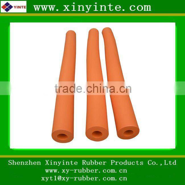Orange colour NBR foam tubing