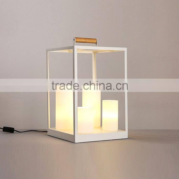 new products 2016 aj table lamp with glass shade for shop hotel made in china