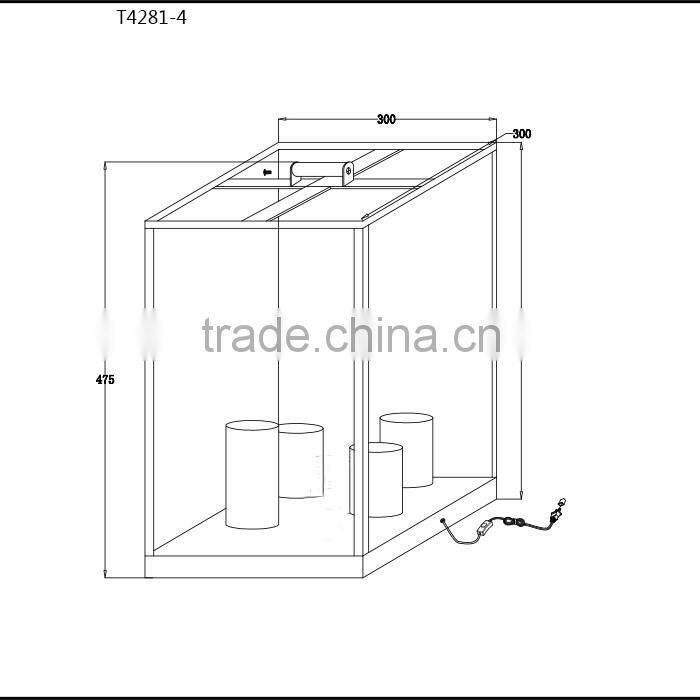 new products 2016 aj table lamp with glass shade for shop hotel made in china