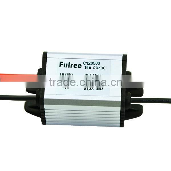 DC-DC converter 12v8-22v to 5v3a step down power converter, car power supply module for car DVR or mobile