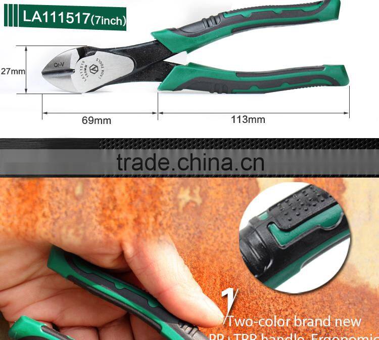industrial European style decentered diagonal pliers