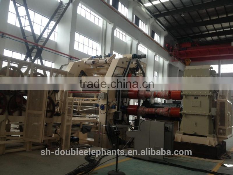 5 roller pvc plastic rigid sheet production line