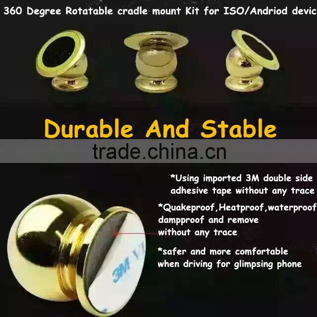 High quality Magnetic Dash Mount Kit for Cell Phones with dash Balls and Strong Neodymium Magnets