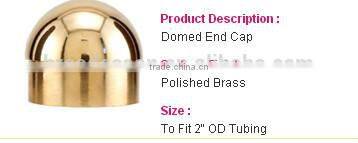 Modern Gilded pipe end cap(EC-38)