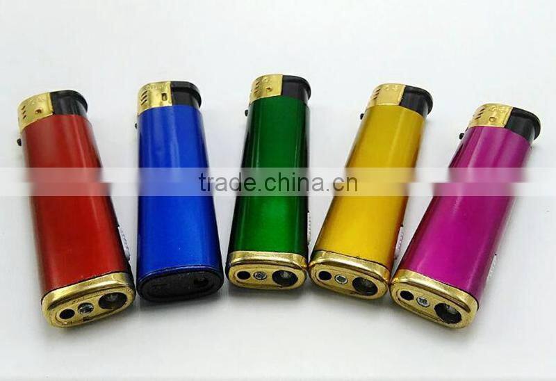 2016 Color flame butane torch lighter parts refillable for cigarette