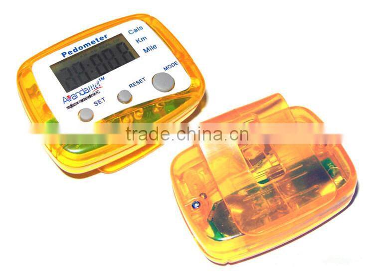 Bulk multi-function Cals/KM/Mile Personalized Setting Walk Mate Calorie Step Sport Counter pedometer