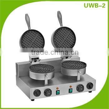 Commercial Restaurant Food Machinary Electric Waffle Maker/ Single Head Mesin Waffle UWB-1