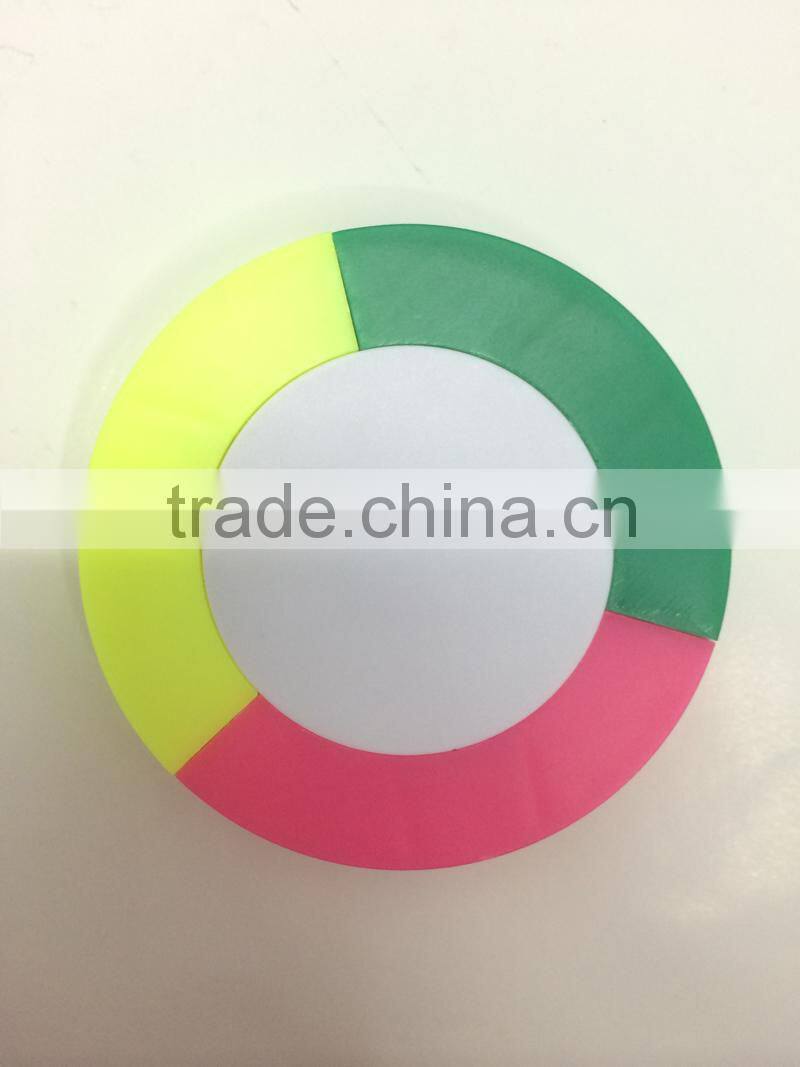 finger shaped multi colored highlighter pen