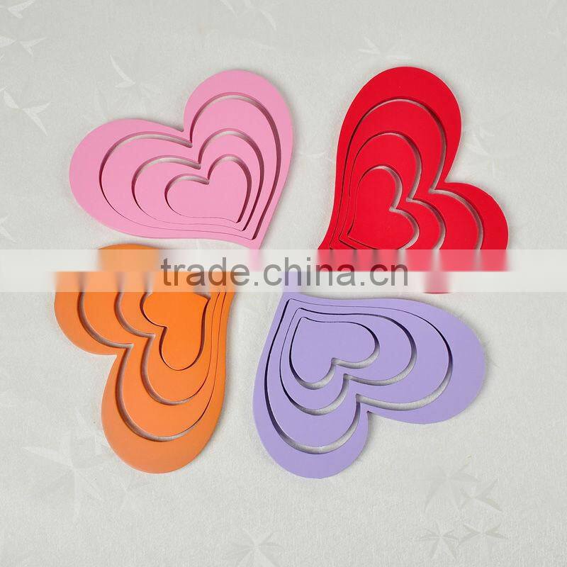 Cheap 3D MDF wall adhesive decoration 53*49MM