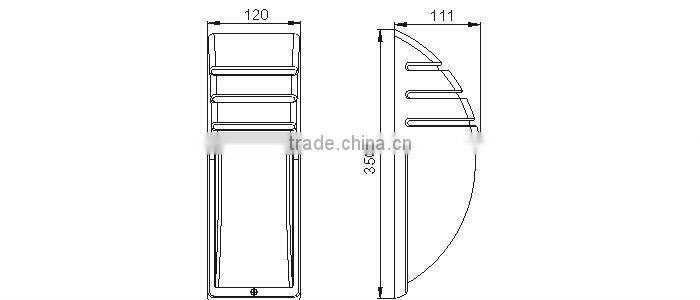 CITY IP44 E27 surface wall light