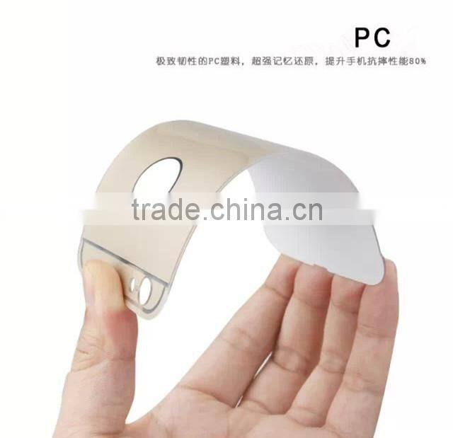 2015 Mobile Phone New Products For iPhone6 Case Metal PC Cover 2 in 1 Back Cases