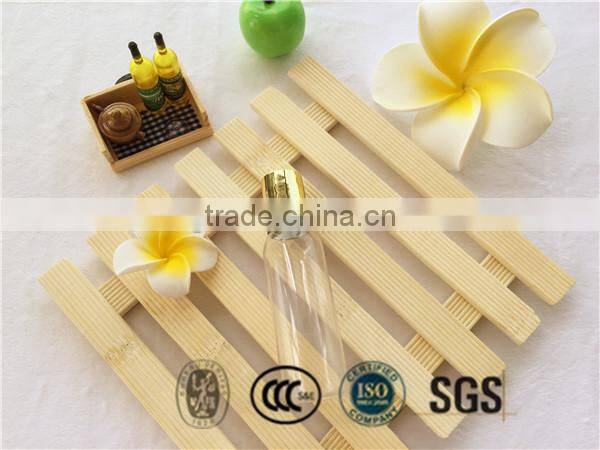 Wholesale 35ml hotel body wash bottle with gold cap