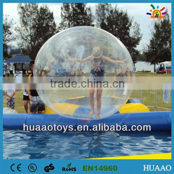German brand zipper inflatable water running ball