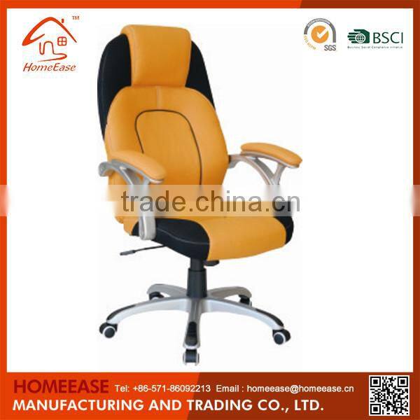 High Back Ergonomic Executive Leather Office Chair With Footrest