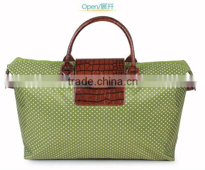 High quality nice foldable travel bag,girls travel bag