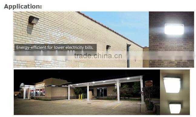 DLC LED canopy light 75W retrofit round LED gas station light UL approval,5 years warranty retrofit led canopy light