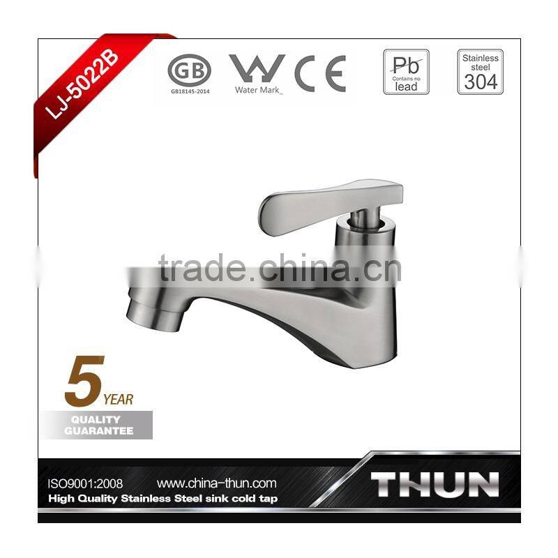 China sanitary ware water saver single lever basin cold tap