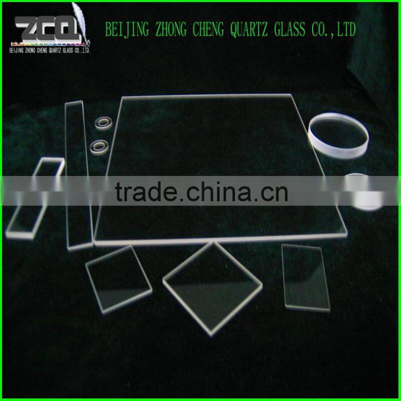 Low Factory Price Clear Quartz Glass Substrate /Wafer Manufacturer