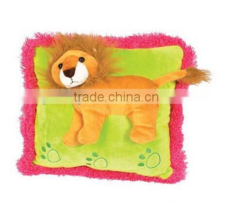 plush animal pillow and cushion/plush animal shaped pillow/plush giraff