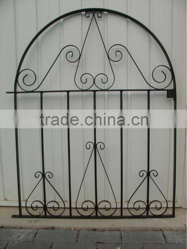 Toping-selling newest wrought iron window grill design
