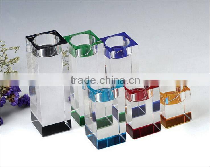 Nice K9 Crystal Candle Holder for Wedding Decoration