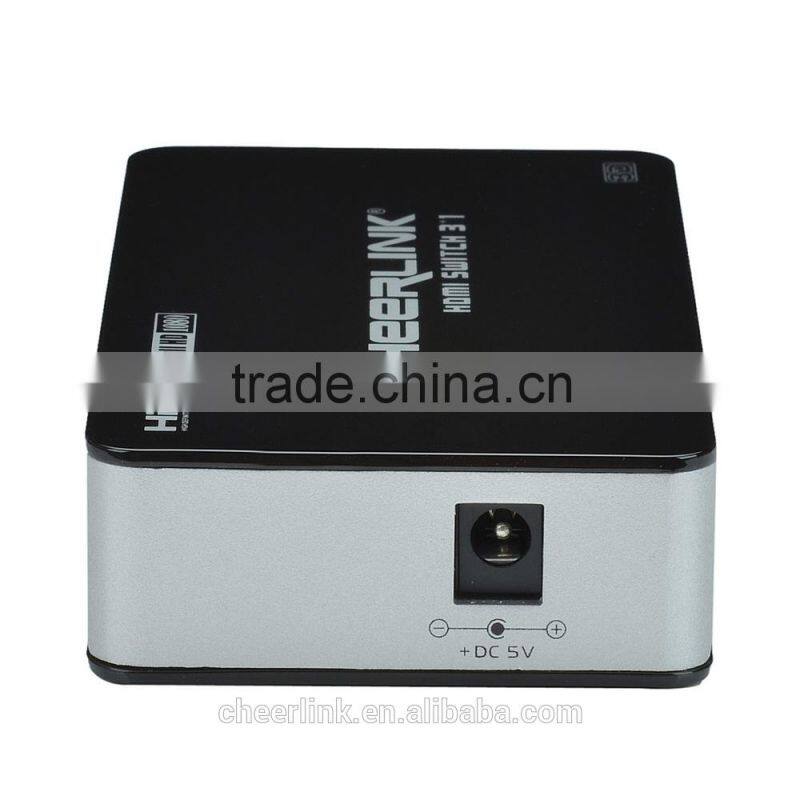 factory stylish 4port hdmi kvm switch with 3in 1 out