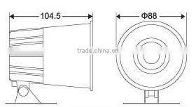 DC 12V, 24V electric siren alarm,ES-301