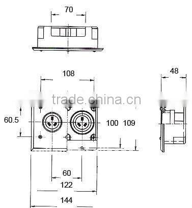 110V/10A receptacle socket universal wall outlet