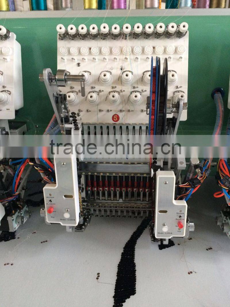 single needle double sequin embroidery machine
