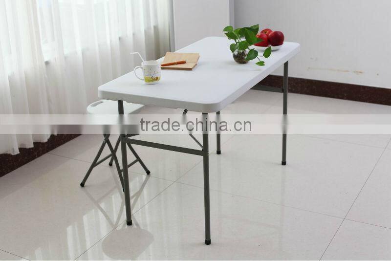 Strong Clean White Folding Table