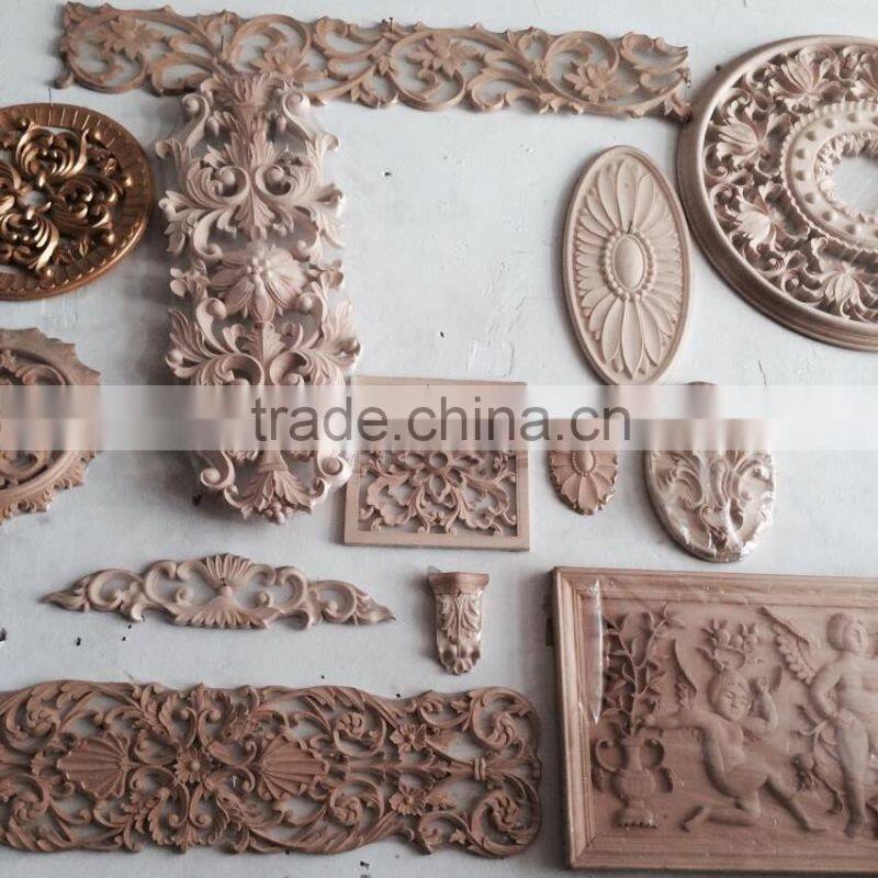 wholesale wood trim recon teak wood mouldings/engineered wood mouldings/unfinished wood block or lumber or timber